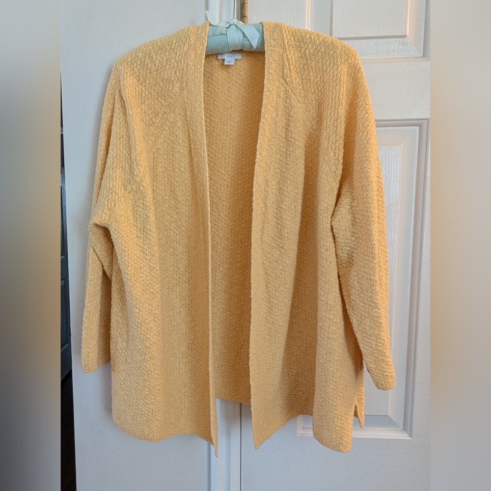 J Jill Yellow Cardigan